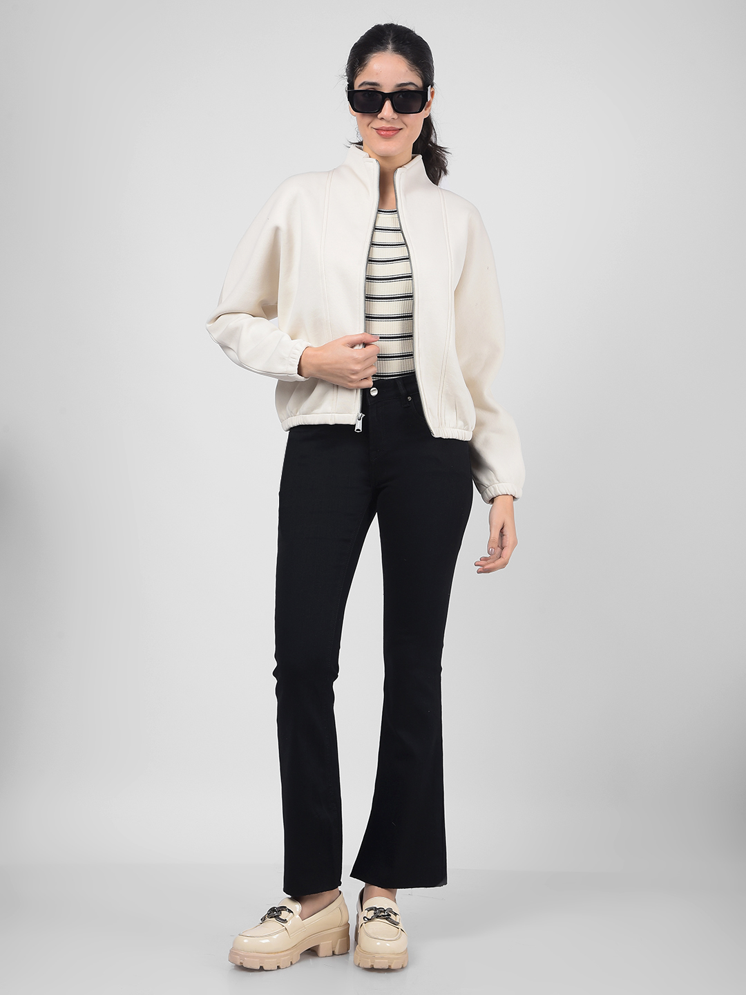 Numero Uno Women Solid Black Jeans
